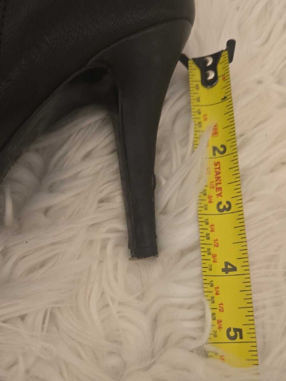 Nine West Black Peep-Toe Cutout Stiletto Heels - Picture 9 of 10